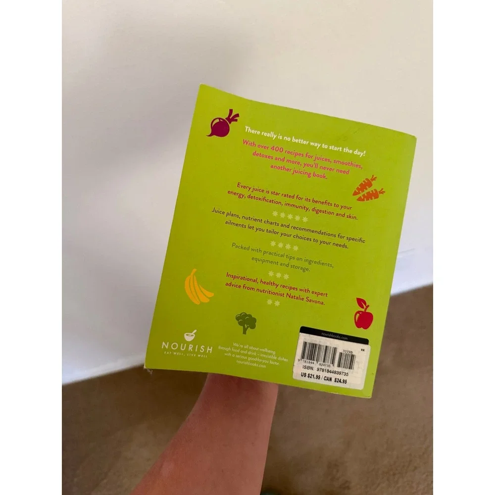 The‎ Big Book of Juices Natalie Savona 400 Healthy Recipes Smoothie Detox Book